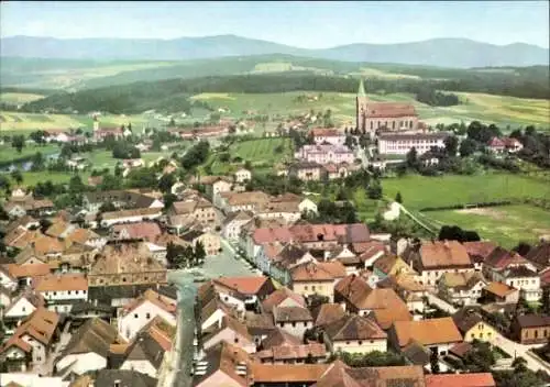 Ak Hengersberg Niederbayern, Luftaufnahme