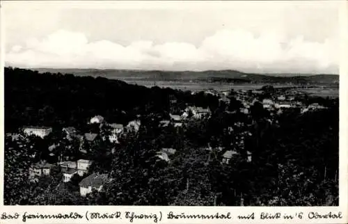 Ak Bad Freienwalde an der Oder, Landschaftsaufnahme, Stadtansicht, Bergkulisse, nmotiv