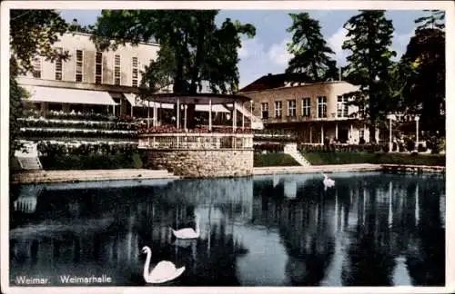 Ak Weimar in Thüringen, Weimarhalle