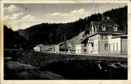 Ak Löhmarmühle Schwarzenbach am Wald, Gaststätte Löhmarmühle