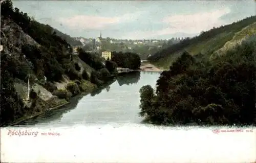 Ak Rochsburg Lunzenau in Sachsen, Muldental