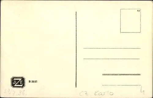 Ak Cheb Eger Reg. Karlsbad, Partie an der Kaiserburg 