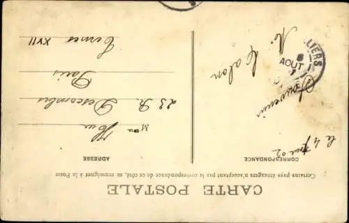 Ak Oise, Tombeau de Me A. M. Privost