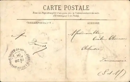 Ak Compiègne Oise, Stillleben am Wasser, ruhige Landschaft, charmante Häuser