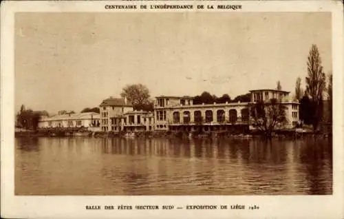Ak Liège Lüttich Wallonien, Salle des Fetes, Secteur Sud, Expo 1930