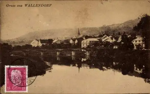 Ak Wallendorf Bouillon Wallonië Luxemburg, Teilansicht