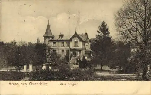Ak Ahrensburg in Holstein, Villa Krüger