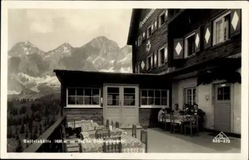 Ak Ramsau am Dachstein in der Steiermark, Gasthaus Austriahütte