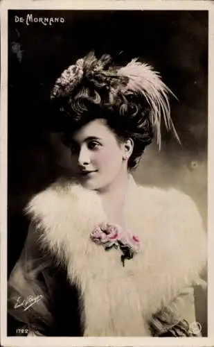 Ak Variete-Künstlerin De Mornand, Porträt