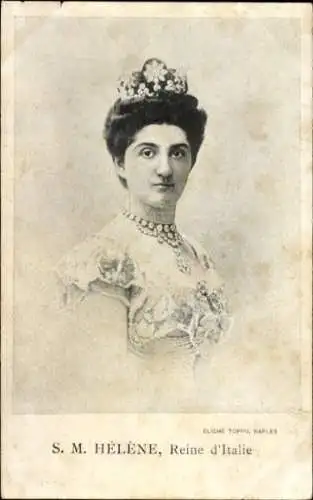 Ak Seine Majestät Héléne, Portrait