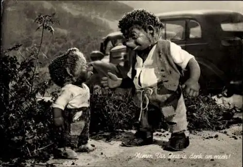 Ak Mecki der Igel, Nimm Dir Zeit und denk an mich, Igelkind, Auto