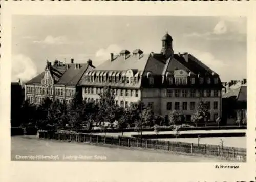 Ak Hilbersdorf Chemnitz in Sachsen, Ludwig Richter Schule