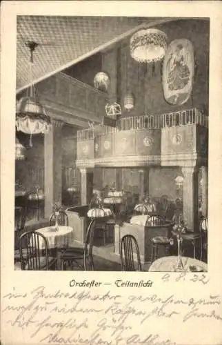 Ak Chemnitz in Sachsen, Kaffee Astoria, Lange Straße 21, Orchester, Inh. Emil Kummer