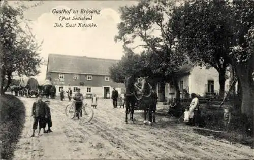 Ak Brösang Doberschau Gaußig Oberlausitz, Gasthof Ernst Kutschke