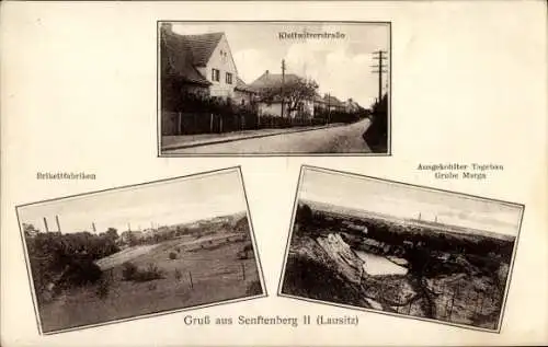 Ak Brieske Senftenberg Niederlausitz, Grube Marga