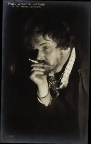 Ak Schauspieler Paul Wiecke, Portrait als Fedja, Der lebende Leichnam