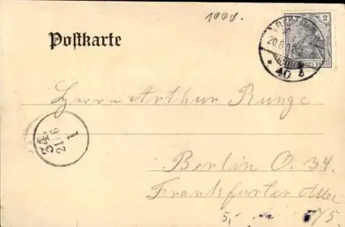 Ak Berlin Tiergarten, In den Zelten, Kaiser Wilhelm-Zelt 2, Inh. Franz Bechly