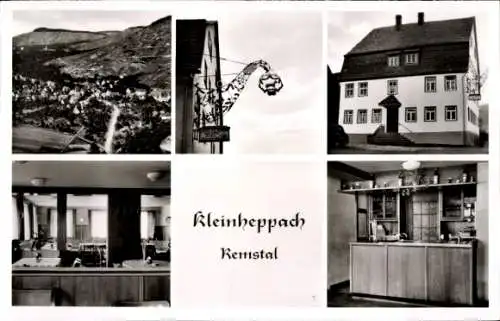 Ak Kleinheppach Korb Baden Württemberg, Teilansicht, Gasthof zum Lamm, Bes. H. Ritter