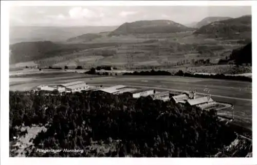 Ak Schwäbisch Gmünd in Württemberg, Fliegerlager Hornberg, Fliegeraufnahme