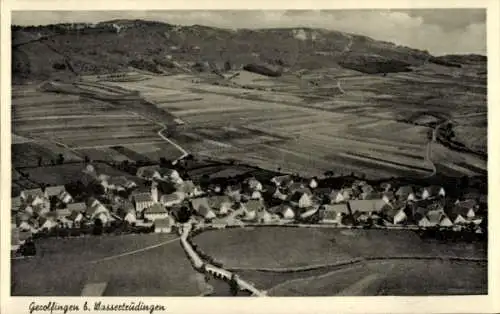 Ak Gerolfingen in Mittelfranken Bayern, Fliegeraufnahme