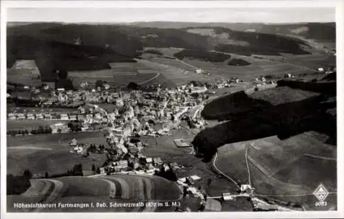 Ak Furtwangen im Schwarzwald, Fliegeraufnahme
