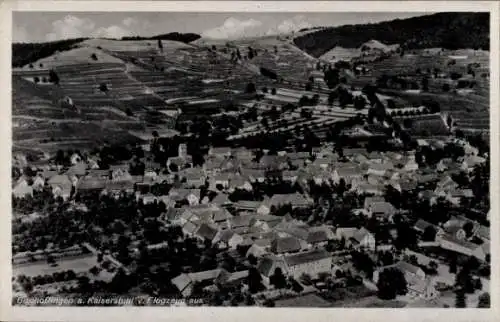 Ak Bischoffingen Vogtsburg im Kaiserstuhl, Fliegeraufnahme