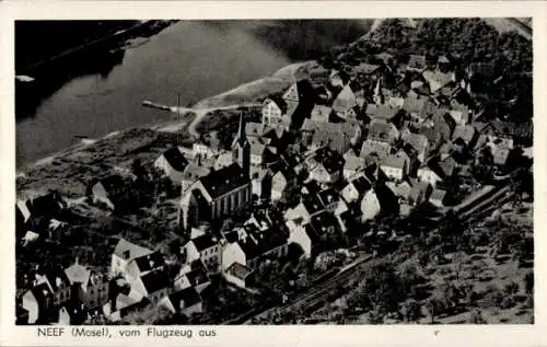 Ak Neef an der Mosel, Fliegeraufnahme