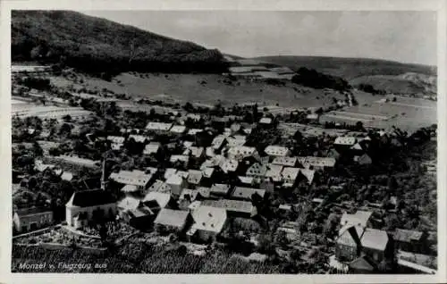 Ak Monzel an der Mosel, Fliegeraufnahme