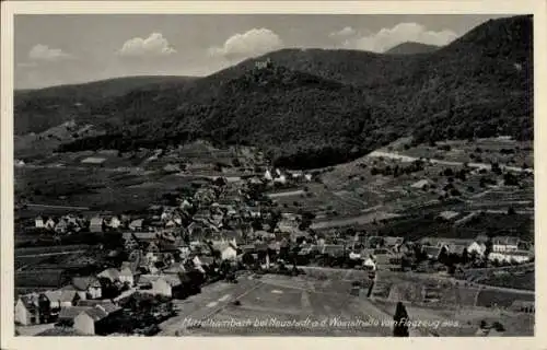 Ak Mittelhambach Neustadt an der Weinstraße, Fliegeraufnahme