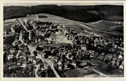 Ak Quierschied im Saarland, Fliegeraufnahme