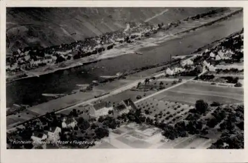 Ak Kinheim an der Mosel, Fliegeraufnahme