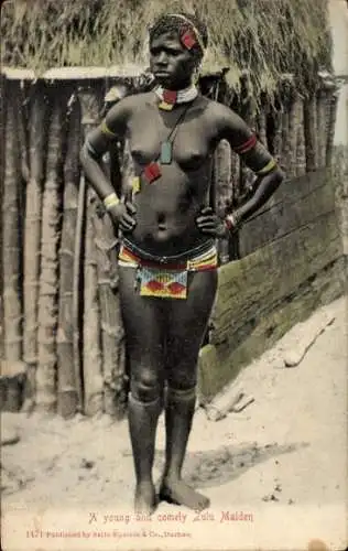 Ak Südafrika, A young and comely Zulu Maiden