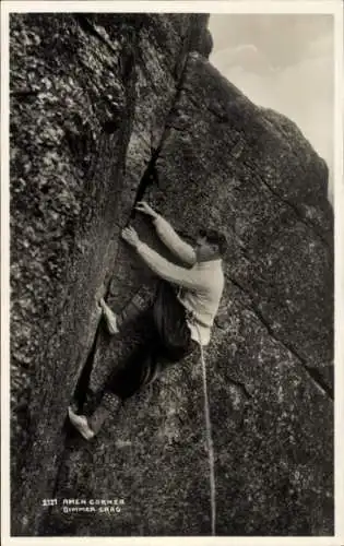 Ak Amen Corner, Gimmer crag, Bergsteiger
