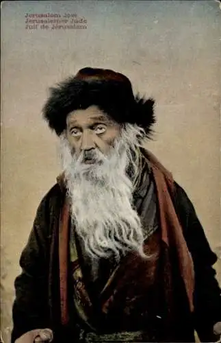 Ak Jerusalemer Jude, Portrait