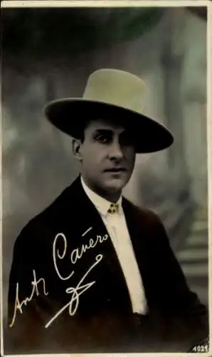 Ak Stierkämpfer Antonio Cañero, Portrait