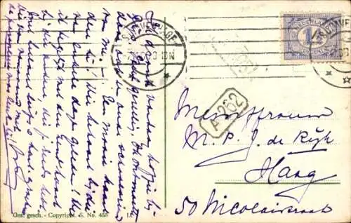 Litho Betrunkener Mann, Schwein