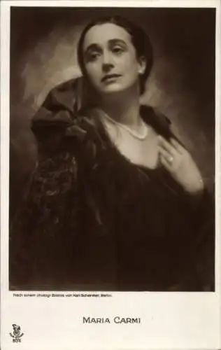Ak Schauspielerin Maria Carmi, Portrait