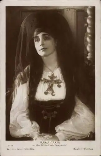 Ak Schauspielerin Maria Carmi, Portrait, Film Die Richterin vom Solvigsholm
