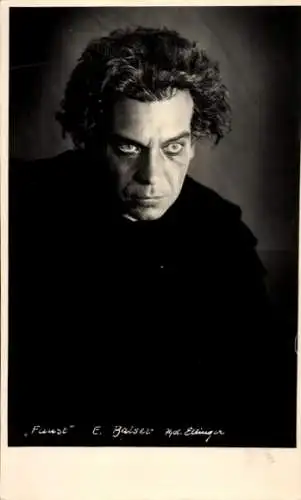 Ak Schauspieler E. Balser, Portrait als Faust