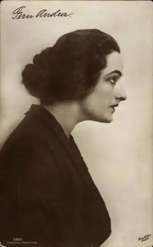 Ak Schauspielerin Fern Andra, Portrait