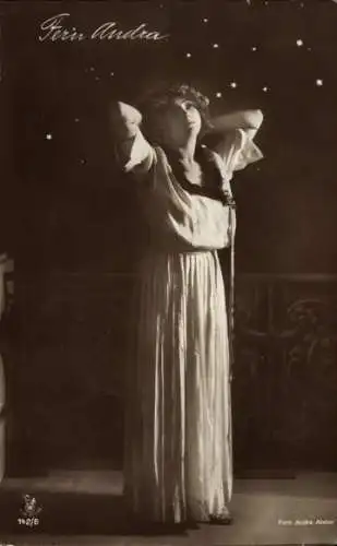 Ak Schauspielerin Fern Andra, Portrait