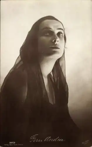 Ak Schauspielerin Fern Andra, Portrait