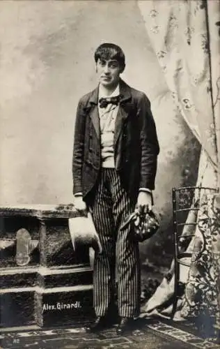 Ak Schauspieler Alex Girardi, Portrait