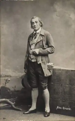 Ak Schauspieler Alex Girardi, Portrait