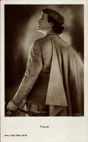 Ak Schauspieler Gösta Ekman, Faust, Portrait