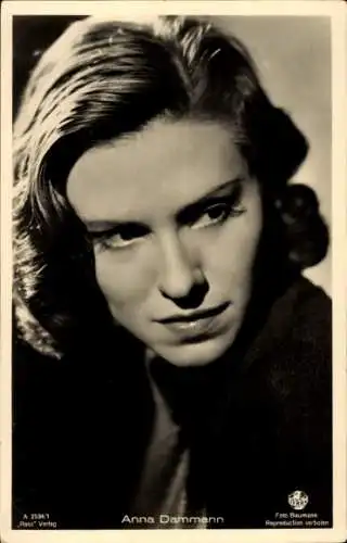 Ak Schauspielerin Anna Dammann, Portrait, Ross Verlag A 2534 1