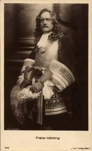 Ak Schauspieler Franz Höbling, Portrait