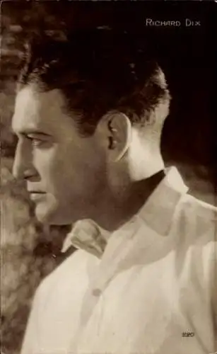 Ak Schauspieler Richard Dix, Seitenportrait