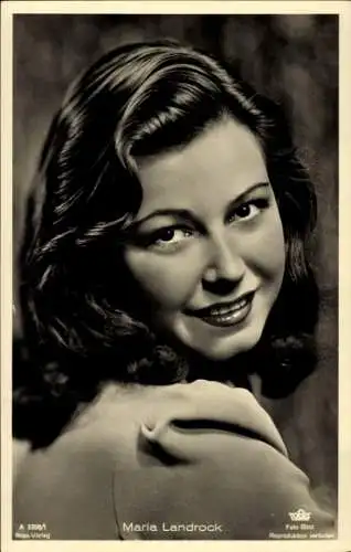 Ak Schauspielerin Maria Landrock, Portrait, Ross Verlag 3309/1
