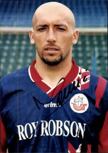 Autogrammkarte Fußballer Igor Pamic, FC Hansa Rostock, Autogramm